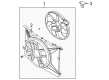 Diagram for Volvo Fan Mounting Bracket - 9485147