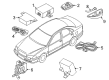 Diagram for Volvo V50 Key Fob - 9166199