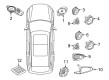 Diagram for Volvo EX90 Car Speakers - 32246255