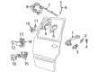 Diagram for Volvo Rear Passenger Door Handle Latch - 8626283