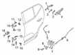 Diagram for Volvo XC40 Recharge Door Latch Assembly - 32353632