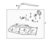 Diagram for Volvo Headlight Bulb - 989790