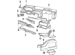 Diagram for Volvo 780 Interior Lights - 1323887