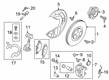 Diagram for Volvo V60 Cross Country Brake Caliper Repair Kit - 36003278