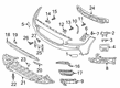 Diagram for Volvo V90 Cross Country Grille - 31383281
