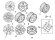 Diagram for Volvo S40 Lug Nuts - 30824547