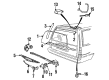 Diagram for Volvo 960 Windshield Washer Nozzle - 1369855