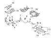 Diagram for Volvo C30 Exhaust Pipe - 31305196