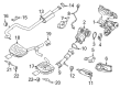 Diagram for Volvo Muffler Strap - 31392841