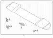 Diagram for Volvo EC40 Spoiler - 40007345