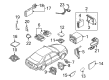 Diagram for Volvo V70 Car Speakers - 30679500
