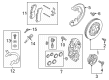 Diagram for Volvo Brake Caliper Repair Kit - 36003354