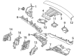 Diagram for Volvo EX30 Grille - 80009812