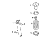 Diagram for Volvo Bump Stop - 31387374