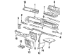 Diagram for Volvo 244 Ashtray - 1364210