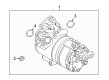 Diagram for Volvo A/C Compressor - 36013036