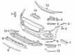 Diagram for Volvo V60 Grille - 31688372