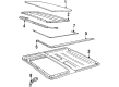 Diagram for Volvo 244 Air Deflector - 1382285