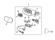 Diagram for Volvo XC90 Car Mirror - 30745227