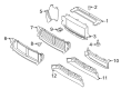 Diagram for Volvo EC40 Headlight Screws - 30624637