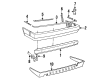Diagram for Volvo 740 Bumper - 1369662