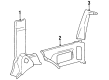 Diagram for Volvo 960 Pillar Panels - 9447722