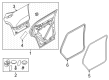 Diagram for Volvo XC40 Door Seal - 31209997