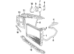 Diagram for Volvo 760 Coolant Reservoir Hose - 464970