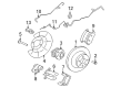 Diagram for Volvo Brake Caliper Bracket - 36001383
