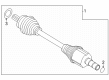Diagram for Volvo EX30 Axle Shaft - 36003769