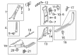 Diagram for Volvo EC40 Pillar Panels - 32368537