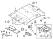 Diagram for Volvo Sun Visor - 39822706
