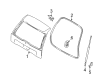 Diagram for Volvo Liftgate Hinge - 9483797