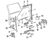 Diagram for Volvo 760 Door Latch Assembly - 9127549