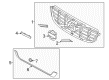 Diagram for Volvo Grille - 31284338