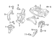 Diagram for Volvo Engine Mount Torque Strut - 31304003