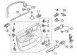 Diagram for Volvo S60 Power Window Switch - 31433407