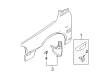 Diagram for Volvo S60 Mud Flaps - 8698060