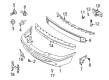 Diagram for Volvo C70 Bumper Cover - 8659636