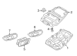 Diagram for Volvo Dome Light - 32289765