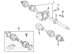 Diagram for Volvo S80 Axle Shaft - 8251794