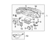 Diagram for Volvo Headlight Cover - 8678236