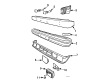 Diagram for Volvo 740 Bumper - 1358785