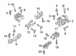 Diagram for Volvo Engine Mount Torque Strut - 32222105