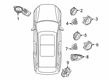Diagram for Volvo V60 Subwoofer - 32265662
