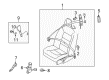 Diagram for Volvo XC60 Seat Belt - 39818847
