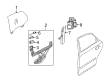 Diagram for Volvo S40 Window Run - 30715015