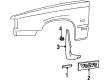 Diagram for Volvo 850 Mud Flaps - 9133578