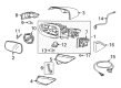 Diagram for Volvo Car Mirror - 30745060