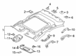 Diagram for Volvo XC40 Sun Visor - 39842500